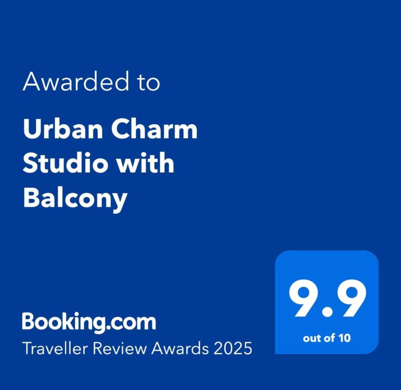 Urban Charm Studio With Balcony Тирана Екстериор снимка